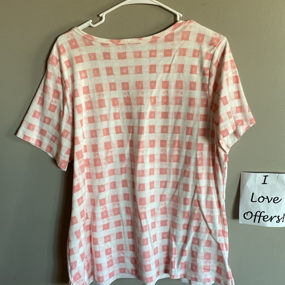 Plaid Pima Tee - Picture 3 of 6